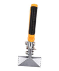 Front view of Sheet Metal Hand Seamer 3 Inch with CRV Steel Straight Jaw, TPR Ergonomic Handle for versatile metalworking tasks.