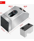Heavy Duty M10 CNC Side Clamp Vise With One-Way Grip For Milling And Grinding Machines, 52mm height, #45 steel material