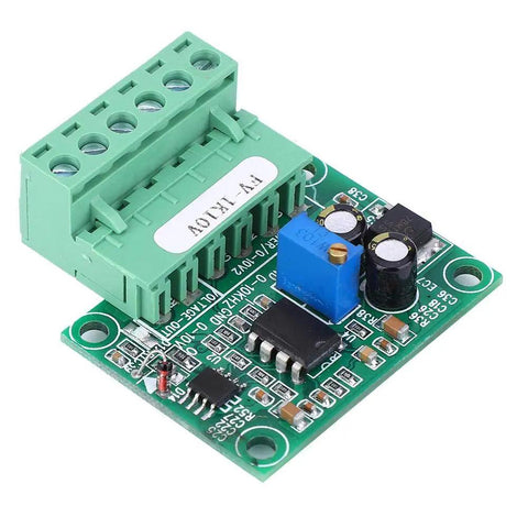 Frequency To Voltage Converter Module For PLC And Motion Control Converts 0-1KHz Pulses To 0-10V Analog Output FV-1KHz10V