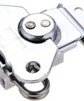 Heavy Duty Toggle Catch Latch With Duckbill Hasp Lock, 60X72Mm Steel Clamp close-up showing durable metal design, secure lock mechanism.