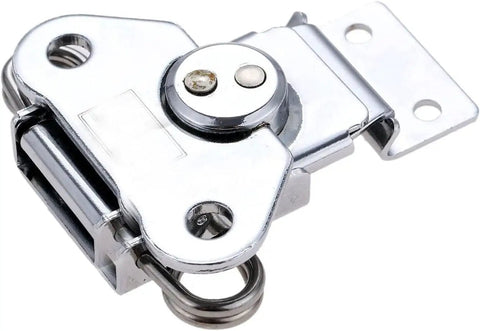 Heavy Duty Toggle Catch Latch With Duckbill Hasp Lock, 60X72Mm Steel Clamp close-up showing durable metal design, secure lock mechanism.
