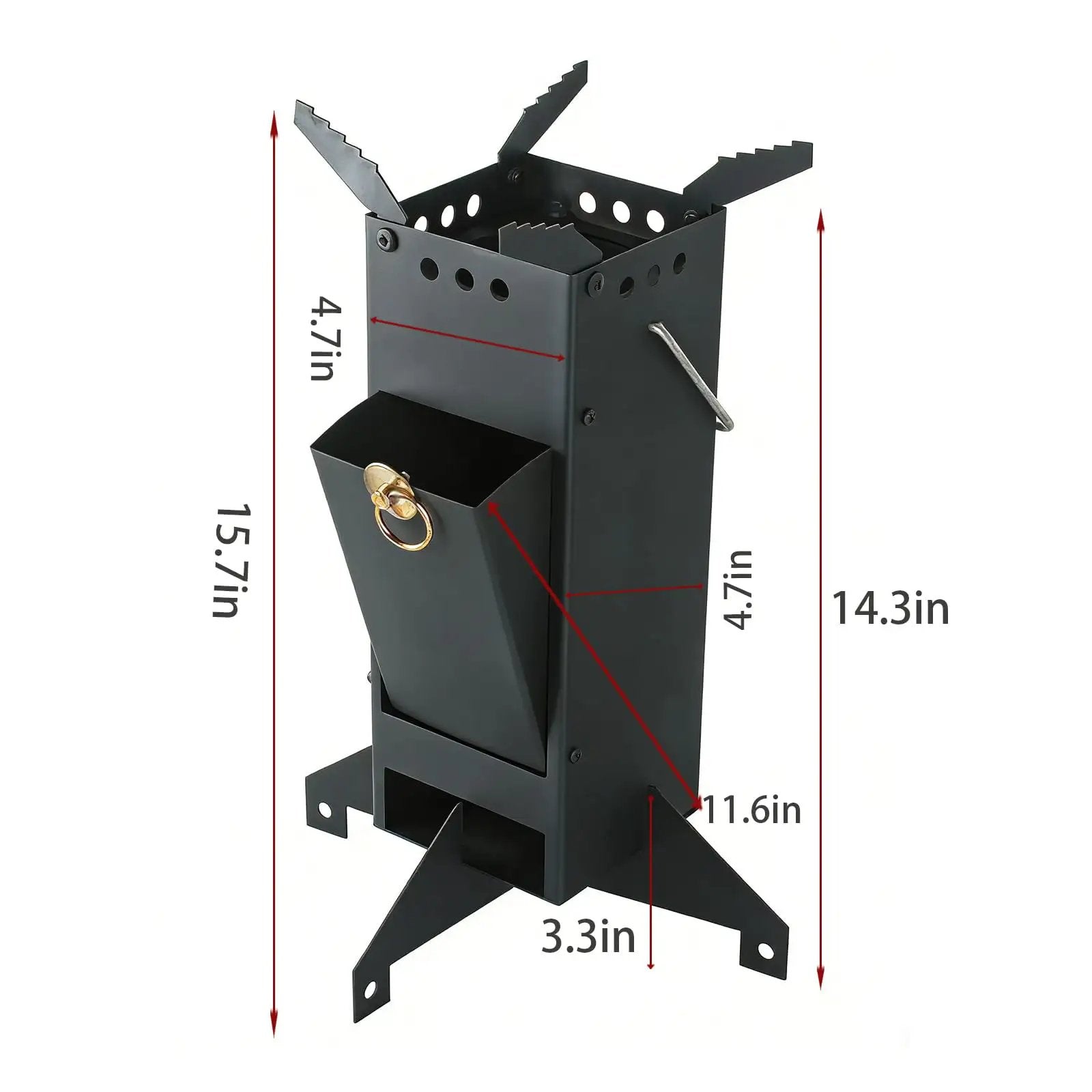 Portable Rocket Stove For Camping - Easy & Durable ✓