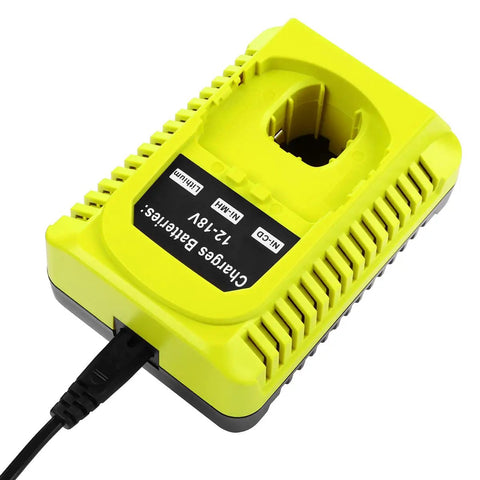 18V Ryobi Replacement Charger For P100 P102 P103 P105 P107 P108 P117 P118 And 18V MAX Dual Chemistry Quick Charge