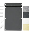 5x12 Ft Waterproof Rectangle Sun Shade Sail Canopy With Grommets UV Blocking Pergola Shade Cover in Dark Gray with ropes