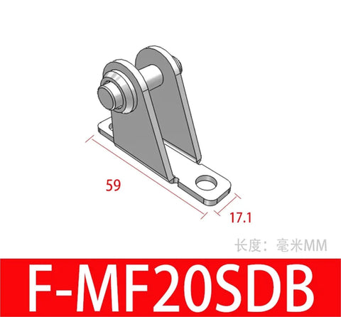 One Pc Heavy Duty Air Tac Pneumatic Mi Cylinder With Sdb Mounting Base For F Mi8 Ma16 Mf20 Mg Models Built Tough For Smooth Operation So You Can Crank Through The Work Without Ever Dropping A Beat