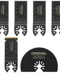 Universal Flush Cutting Blade Kit For Oscillating Multitools Quick Fit Blades, various blade types for wood and metal.