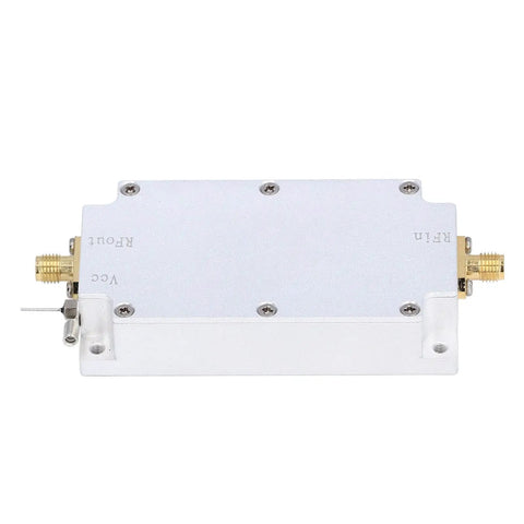Rock Solid Programmable Rf Signal Conditioner Featuring Premium Aluminum Build, 40Db Gain, SMA connectors, UHF device compatibility.