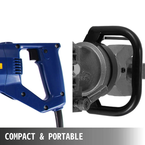 Happybuy Portable Electric Rebar Bender handle and bending arm showing compact design for easy operation on job sites