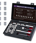M12X1.75 Thread Repair Kit With Stainless Steel Inserts Drill Tap Counterbore And Install Driver 10 Pcs in Custom EVA Box