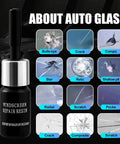 Windshield Repair Kit For Chips And Cracks With Nano Glass Filler Fluid Fast DIY Glass Repair For Star Shaped Cracks Clear View In Minutes Save Time And Cash With Pro Like Results Without A Trip To The Shop Easy To Use And Long Lasting Fix
