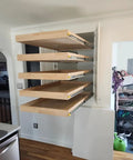 Heavy Duty Kitchen Drawer Slides With Full Extension Ball Bearing Glides Locking Side Mount Rails 250lb Load Capacity 58in