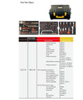 Image of No Spark 36 Piece Tool Set Spark Free Safety Kit With Wrenches Pliers Screwdrivers Hammers And Knives In Non Magnetic Case.
