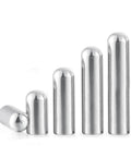 Heavy Duty Stainless Steel Round Head Cylindrical Dowel Pins Set, 304 Grade Locating Pins in Metric Sizes From M0.8 to M6