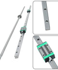 Built Tough 2 Pack 1200mm HGR20 Linear Guide Rails And 1200mm SFU1605 Ball Screw Drive With BF12 BK12 Blocks and DSG16H Nut