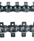 1.5m Length 08B Standard Double Curved Plate Conveyor Drive Chain With Single Hole And K2 Attachment, heavy duty steel