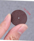 Close-up of 1-inch disc from 36 Piece Heavy Duty Cutting Wheels And Grinding Discs For Cutters Metal Cut Off Set.