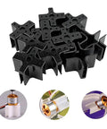 10 Pack RC Airplane Motor Mount Base Cross For Brushless Motors 22 Series Compatible Fits 2208 2212 2217 Profiles, black