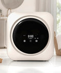 2 In 1 Mini Washer And Dryer Combo Is A Hella Compact Game Changer with touchscreen control and black display.