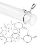 Set Of 15 Stainless Steel Fuel Line Hose Clips 12mm Inner Diameter Water Pipe Spring Clamps For Motorcycle Scooter ATV