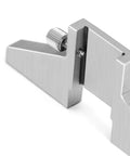 2 Pack Caliper Depth Base T Bar Attachment for Dial Digital and Vernier Calipers Carbon Steel Hardened Easy Screw Knob Turns Your Calipers Into Depth Gauges Fits 4 Inch To 12 Inch Blades No Modifications Needed close-up view