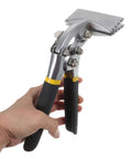 Hand holding Manual Metal Bender Tool With 3 Inch Seaming Pliers, Handy Hand Seamers For Sheet Metal, heat-treated steel tool