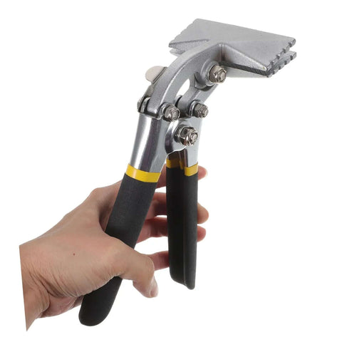 Hand holding Manual Metal Bender Tool With 3 Inch Seaming Pliers, Handy Hand Seamers For Sheet Metal, heat-treated steel tool