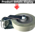 4 Inch Beefy Heavy Duty Swivel Caster Wheels With PU Rollers For Furniture And Carts close-up view of caster