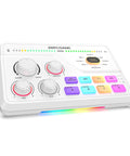 Gaming Audio Mixer with 7.1 Surround Sound, Volume Knob, RGB USB, XLR Mic Interface, TV Ready for live streaming