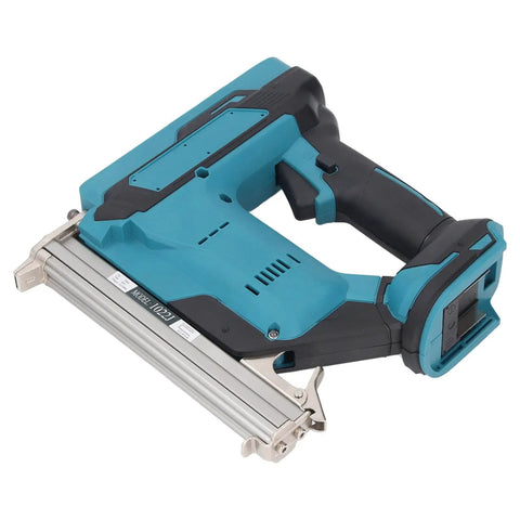 Heavy Duty Cordless Brad Nailer Battery Powered With 100 Nail Capacity Drives 10 To 30 Mm Straight Pins Quick Release Nose Design Zero Hassle Setup Dope For Baseboard Trim Woodcraft And Furniture Reupholstery Tasks Built Sick And Solid