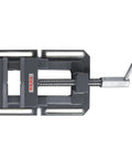8-Inch Heavy-Duty Drill Press Vise With Replaceable Prismatic Jaws And 45-Degree Grooves For Plates And Square Tubes