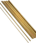 Pro Grade Brass Clock Bushing Wire Set - 23 Piece DIY Clock Repair Gear Wire Assortment, 6 Inch Long With Mixed Thicknesses