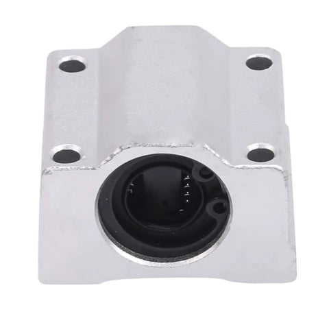 Linear Motion Bearing Slides SCS10UU SCS12UU SCS16UU 10mm 12mm 16mm Length For CNC Parts And 3D Printer Builds Inside Diameter 12mm Pro Grade Precision Smooth Low Friction Guide Rails, front view