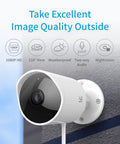 Outdoor Security Camera 1080p Cloud Cam Waterproof IP Night Vision With Two Way Audio Motion Detection And Activity Alerts