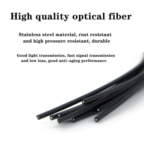 FT610 Diffuse Reflective Optical Fiber Sensor With 1M Line, 2mm Fiber Outer Diameter, rust-resistant fibers shown.
