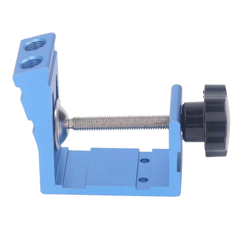 Side view of a 46 Piece Pocket Dowel Hole Jig Kit With Aluminum Alloy Guides For Precise Joint Angles