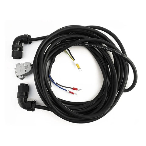 Cables and connectors for Beefy 220V 750W AC Servo Motor With 2.39 Nm Torque, 3000 RPM, 0.75 KW Servomotor, Single Phase Drive