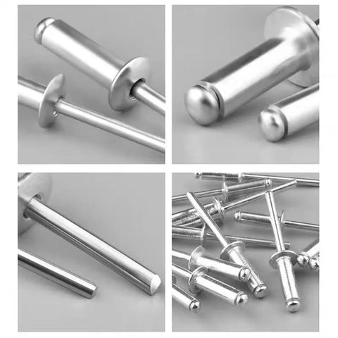 5 Box Aluminum Blind Rivet Assortment Kit Pop Rivets For Boat Duct Home Repair With Quick Tool Application And Strong Vibration Resistant Mechanical Hold, aluminum rivets