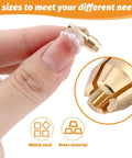 Close-up of brass collet from the All In One Keyless Drill Chuck Collet Set For Rotary Tools 1/32 To 1/8 Inch Shanks Replacement Kit