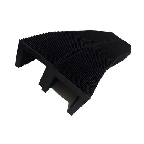 Pro Grade Corrugated Protection Bellows Cover For Guide Rails And Ball Screws, 100x15mm Internal Size, 450mm Extended Length, low-profile view
