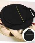 Chuck Your Gear Inside This Heavy Duty Portable Cymbal Bag With Side Pocket And Thick Cotton Padding To Keep Everything Locked Down On The Road And Around Town While Featuring An Unbeatable Oxford Build And A Roomy Front Pocket For Drumsticks And Keys.