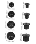 Badass Eight Piece Carbon Steel Dowel Transfer Pin Kit For Woodworker Pros Who Want To Nail Center Marking Exactly And Align Boards Perfectly For Rock Solid Joints Using Plated Steel Centers To Drill Matching Holes Fast On Any Diy Project, assorted sizes