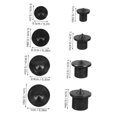 Badass Eight Piece Carbon Steel Dowel Transfer Pin Kit For Woodworker Pros Who Want To Nail Center Marking Exactly And Align Boards Perfectly For Rock Solid Joints Using Plated Steel Centers To Drill Matching Holes Fast On Any Diy Project, assorted sizes