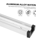 Pro Grade Rock Solid Aluminum Extrusion Profile Featuring T Track Slot Guide And Linear Rail Hardware For Bullseye Precision Automation Jigs, close-up view of anodized aluminum alloy.