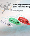 Water Droplet Shaped Wireless RC Plane LED Light Kit For Airplane Helicopter Quadcopter Fixed Wing Drones Green And White Flashing LED Lights For Lit Night Flights Lightweight Easy Install Realistic Flight Lighting on blue background with drone illustration