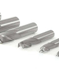 WEN 8-piece 2-flute HSS end mills set with square nose, imperial sizes