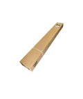 36In By 84In Solid Wood Interior Sliding Barn Door Slab In Brown Walnut Finish packaged in a long rectangular box