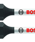 2 Pack 2 Inch Torx Size 10 Impact Tough Screwdriving Power Bits with Extended Torsion Zone shown side by side.