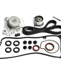 Honda Civic Timing Belt Kit With Water Pump And Gaskets Including Valve Cover Gasket For 2001 To 2005 1.7L VTEC D17A 16V Full Timing System Replacement