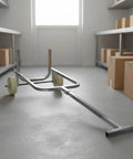 Gas Cylinder Hand Truck With Control Bar Two Wheel Tank Cart Built For Easy No Fuss Moving Of Cylinders And Tanks In Workshops Warehouses Or Home Garages, tubular steel frame