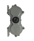 Heavy Duty Ice Cream Machine Gearbox Reducer Aluminum Die Cast Box Pro Grade Repair Part For Commercial Dairy Equipment Easy Install Built To Last Power Transfer Connector, 1pc gray metal